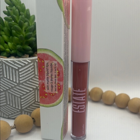 Estate Liquid Matte Lipstick - Shade (deep plum raspberry) - Picture 2 of 7